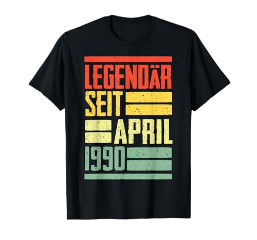 Legendär seit April 1990 30. Geburtstag Vintage Geschenk T-Shirt