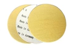 Starcke Premium 6 Inch No Hole Hook and Loop Grip Sanding Discs - Gold Aluminum Oxide - for Wood, Auto Body, Paint, Primer, Metal, and Plastics (25 Pack, 320 Grit)