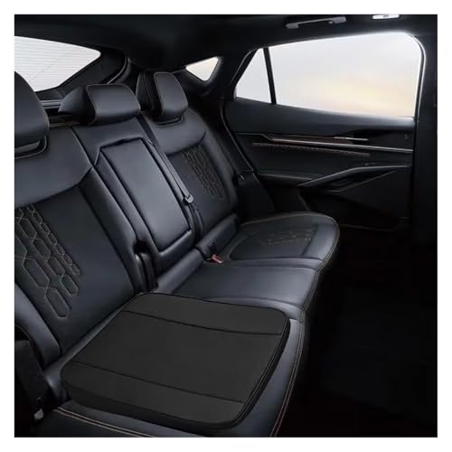 Funda asiento coches premium de cuero transpirable con cojín aumentado de 4 cm 5