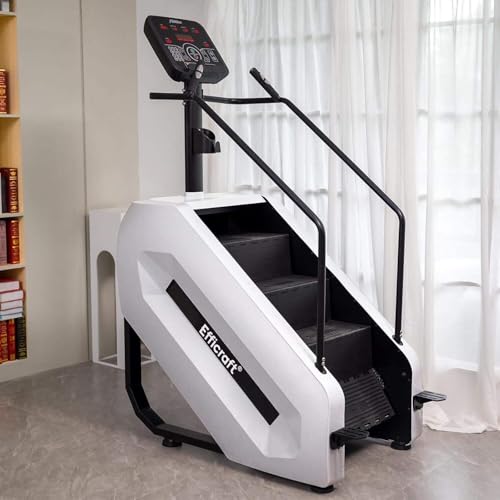 Efficraft Stair Stepper with LED Screen, Commercial Stair Climber, 15 Speed Levels Stairmaster for Cardio & Lower Body Workouts, 375 LBS Capacity, 15-164 Steps/min, Ideal for Home & Gym