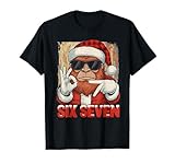 Six Seven 67 Meme Bigfoot Funny Chistmas Men Women Boys Teen T-Shirt