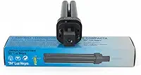 Lâmpada Tipo H 18W 2U 2 Pinos Bivolt Luz Negra ou 6400K Alta Eficiência Iluminação Versátil (Preta)