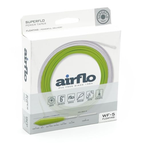 Soie mouche Airflo Superflo Power Taper pour lancer facile des grosses mouches