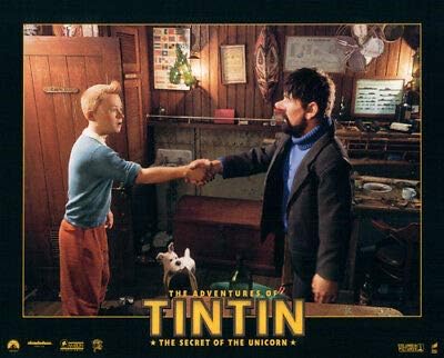 The Adventures of Tintin Original Lobby Card International Animation Mint 8X10
