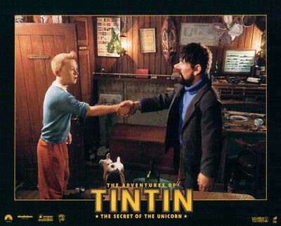 The Adventures of Tintin Original Lobby Card International Animation Mint 8X10