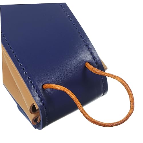 PRETYZOOM bolsa armazenamento azul bolsa armazenamento bolsa couro pequena azulim saco armazenamento