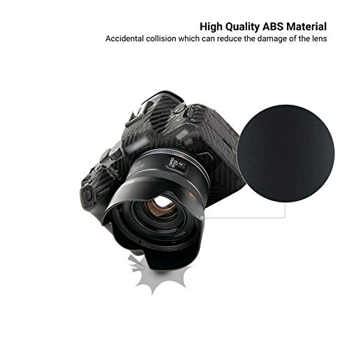 Tulip Flower Lens Hood For Canon Rf 50Mm F/1.8 Stm On Eos R6 R5 Rp R Camera, Reversible Lens Shade Replace Canon Es-65B Lens Hood, Compatible With 43Mm Filters And 43Mm Lens Cap #TOP4