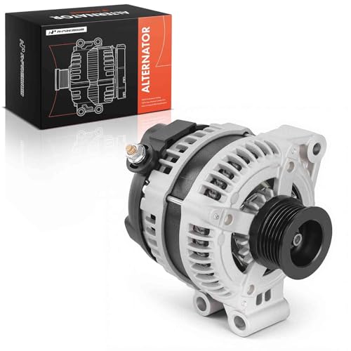 A-Premium Alternator Compatible with Land Rover Range Rover/Range Rover Sport 2006-2009 4.2L 4.4L, LR3 2005-2009 4.4L, 12V 150A 6-Groove Pulley Clockwise, Replace# YLE500390, 1042103691 by A-Premium - Used condition - US$73.31