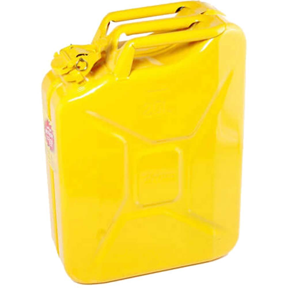 Sirius Explosion Safe Metal Jerry Can 20l Yellow
