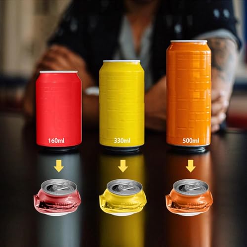 Dosenpresse, Elektrische Dosenpresse, 3 Bedienknöpfe Und Verstellbare Halterung, Manueller Und Automatischer Dualmodus, Füllt Bis Zu 8 Dosen, Geeignet Für 6oz, 12oz Und 16oz Dosen