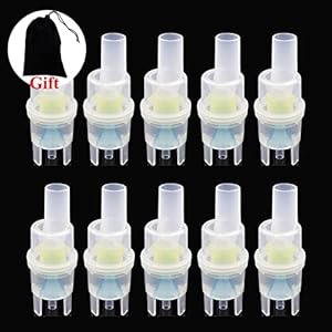 Vernevelaar Cup for Verstuiver Machine Vernevelaar Gezondheidszorg Inhalator Cup Onderdelen Nebulizador Accessoires Atomen Atomized Spray Tank 10 Stks (Color : 10pcs cups 1 Bag)