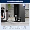 Amazon.com: STUZ Black Rice Dispenser 25 Pounds - Plastic Rice ...