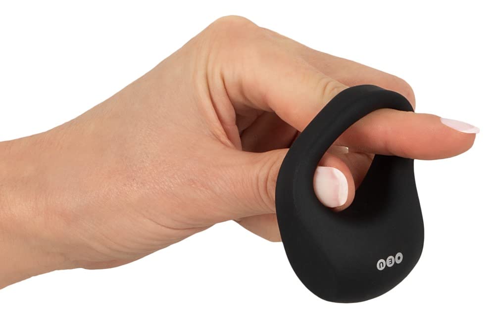 ORION Vibro-Penisring - stimulierender Cock-Ring für Männer, mit 10 Vibrationsmodi, Blutstau-Effekt, Erektions-Steigerung, wasserdicht, schwarz