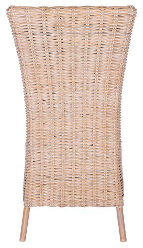 Sillón Rattan Natural Blanco miniatura 5