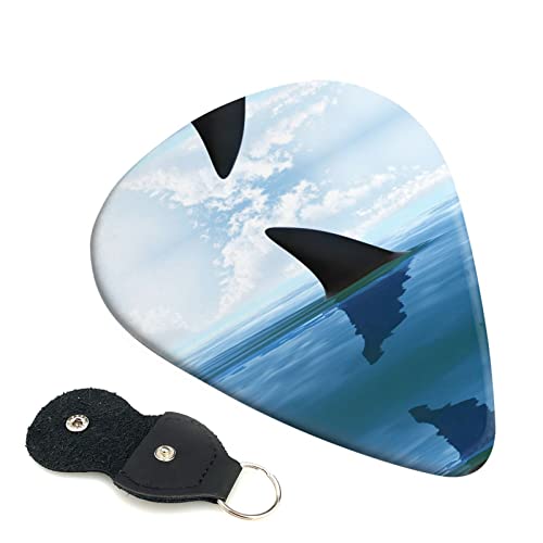 Shark Cum Lot de 6 médiators pour guitare acoustique, guitare électrique, basse, ukulélé – fins, moyens et épais - Les Beatles, Paul McCartney, John Lennon, RIngo Starr, George Harrison Shark Cum Lot de 6 médiators pour guitare acoustique, guitare électrique, basse, ukulélé - fins, moyens et épais