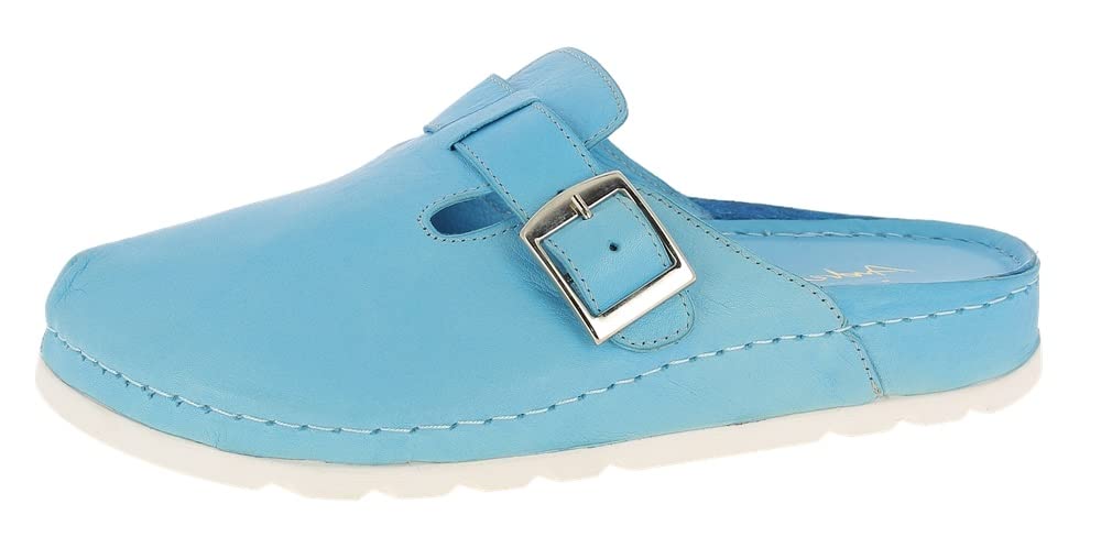 Andrea Conti Women's Mules Turquoise 37 EU, Turquoise, 5 UK