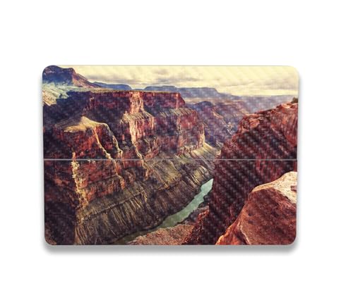 Image of MightySkins Carbon Fiber Skin Compatible With Microsoft Surface Laptop Studio 2 (2023) Full Wrap Kit - Grand Canyon | Protective, Durable Textured Carbon Fiber Finish | Easy To Apply | Made in the USA