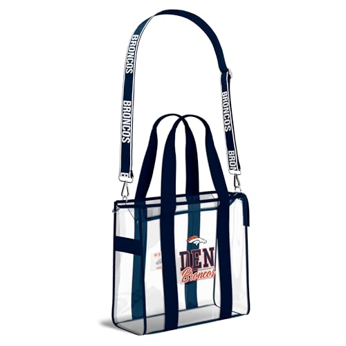 WEAR by Erin Andrews Denver Broncos Stadium Tote Bag with Team Color Trim