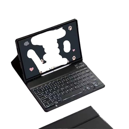 Protection Samsung Galaxy Tab S11 Ultra 14.6 clavier arc-en-ciel amovible noir