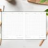 Engineering Notebook/Engineer Graph Paper Notebook - (.25 Grid Format), Lab Notebook Quad Ruled Book with Grid Pages: Table of Contents for Chemistry, Physics, Biology, 8 x 10, Green