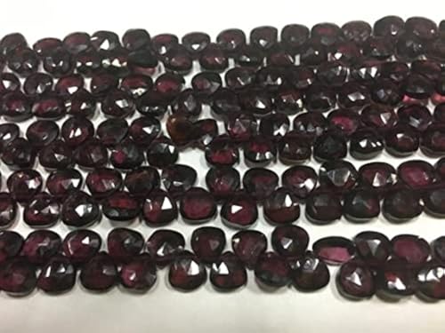Grenat perles poire facettées création de bijoux faits main et ateliers - 2