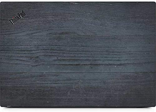 Skinit Decal Laptop Skin Compatible with Thinkpad X1 Carbon (6th Gen 2018) - Officially Licensed Originally Designed Charcoal Wood Design