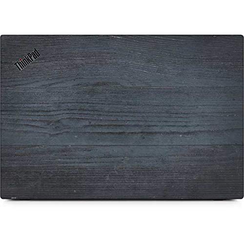Skinit Decal Laptop Skin Compatible With Thinkpad X1 Carbon (6Th Gen 2018) - Officially Licensed Originally Designed Charcoal Wood Design #TOP1