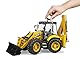 bruder 02454 - JCB 5CX eco Baggerlader - 1:16 Baustelle, Baufahrzeug, Löffelbagger, Heckbagger, Arbeiter, bworld, Baumaschine, Spielzeug