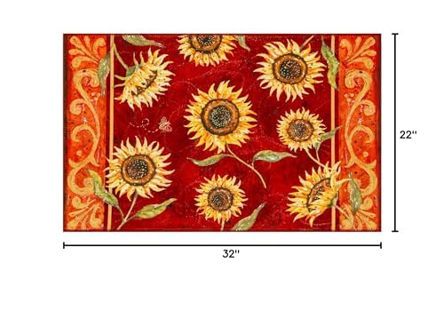 Tapete Decorativo Provencal Sunflowers 22x32 in miniatura 3