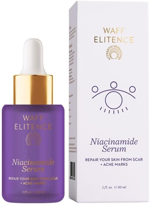 - WAFF Niacinamide Face Serum 30ml | Acne Scar | Skin Smoothing & Brightening | Oil Control, Non-Sticky, Hydrating | Vegan, No Preservatives | For Women & Men