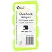 4 Stück Spulen Overlock - Nähgarn, neon gelb, a. 2743 m, NE 40/2, 100% Polyester, Nähfaden, Nähmaschinen Garn, 3109