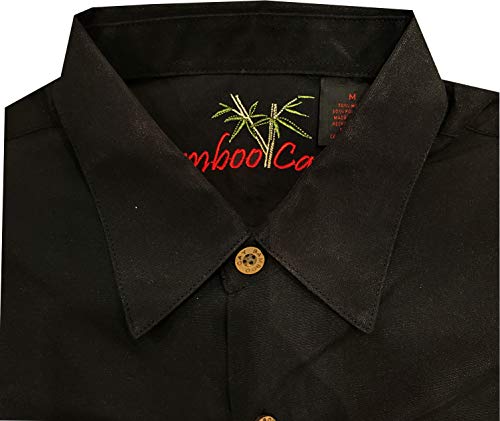 Bamboo Cay Mens Key-West Tropical Style Embroidered Camp Shirt4