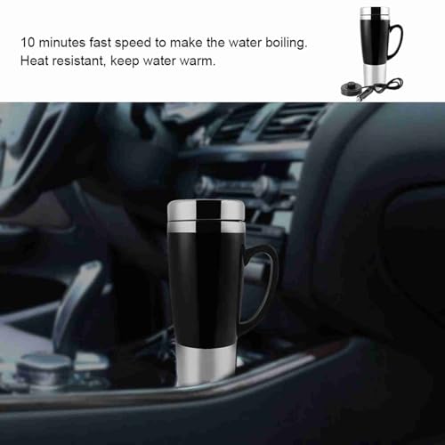 Hervidor Eléctrico para Auto 12V 450ml Negro miniatura 5