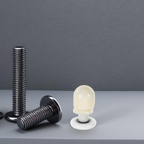 Rodillos para mampara de ducha que solucionan atascos en puertas de vidrio de baño 6
