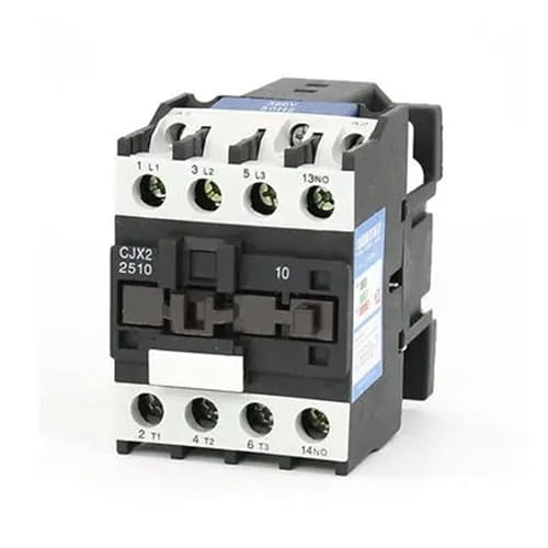 Contactor CJX2-2510 de 3 polos con bobina 380V AC 25A para cuadros industriales