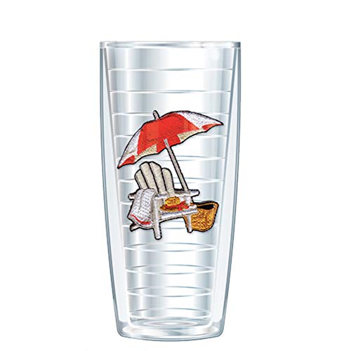 Freeheart Beach Theme Tumbler Set - Insulated Beach Cups 16 Oz Tumblers Set Of 4 | No Lids | Double Wall | Dishwasher And Microwave Safe | Bpa Free #TOP3