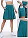 ANRABESS Knee Length Skorts Skirts for Women 2026 Summer High Waisted Golf Tennis Skirt Casual Travel Built-in Shorts Clothes Green X-Large