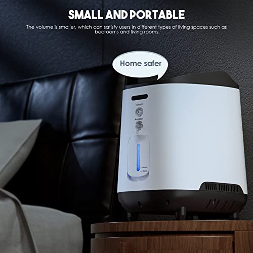 Oxygen Concentrator Machine, 1-7L Adjustable Continuous Oxygen Generator for Home Use, Equipped with All Accessories ROGS - Image 7