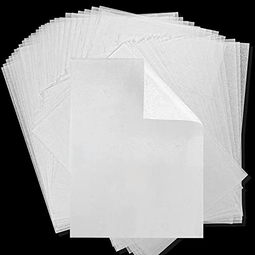KongJies - Tracing Paper, 250 Sheets Translucent Paper, Calligraphy Transfer Paper for Copying Comic Drawing Animation