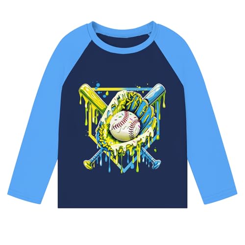Image of Boys Construction Long Sleeve Raglan T-Shirt for 2-6 Years