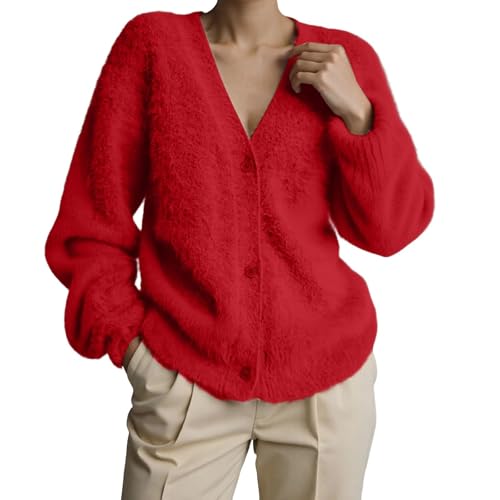 Cardigan en cachemire femme tricot de laine doux à boutons de qualité premium