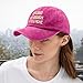 Exercising Just-Enough to F*CK & Fight Hat for Mens Trendy Washed Distressed