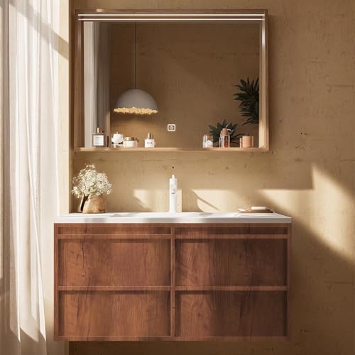 Image of WALLMATE Wood Grain Contact Paper Peel and Stick Wall Decor Removable Self Adhesive PVC Waterproof Countertop Cabinet Kitchen Bathroom(16x120 Inch, Grain 01)