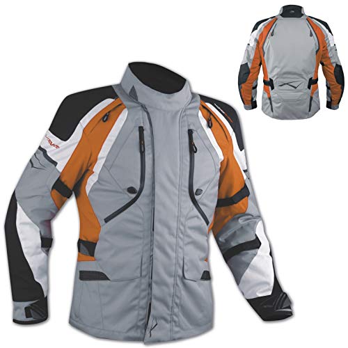 Veste moto imperméable A-pro avec protections CE et renfort dorsal