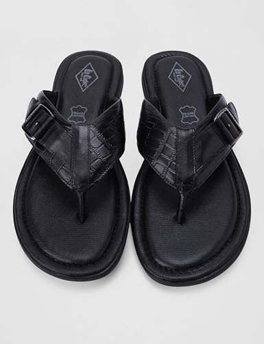 Image of Lee Cooper LC9115C Men's Genuine Leather Sandals | Sandals For Men | Cushioned Insole & Comfortable