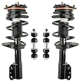 Front - Front Driver & Passenger Side Complete Strut & Spring Assembly & (2) Sway Bar Links for 00-12 Impala No Police or Taxi - 00-07 Monte Carlo w/16' Wheels - Not for 18' Wheels