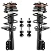 Front - Front Driver & Passenger Side Complete Strut & Spring Assembly & (2) Sway Bar Links for 00-12 Impala No Police or Taxi - 00-07 Monte Carlo w/16' Wheels - Not for 18' Wheels