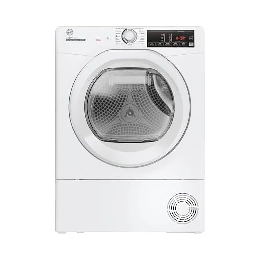 Hoover H-Dry 350 HRE C10TE-80 Condenser Tumble Dryer, 10kg, White, B Class Energy Rated