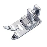 YEQIN Low Shank Zig Zag Sewing Machine Presser Foot with Low Shank Adaptor- Fits All Low Shank Singer, Brother, Babylock, Viking (Husky Series), Janome, Bernina, Kenmore, White