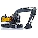 wheelfun Double E RC Hydraulic Excavator for 1/14 EC160E E111 Alloy Remote Control Diggers Model I6S Radio Controller Light Hobby Grade Model for Adult Hobby